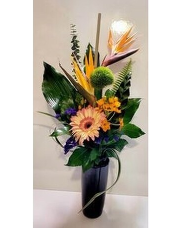 Oiseau de Gratitude/Tropical Gratitude Flower Arrangement