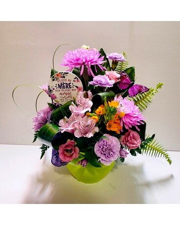 Always My Mom Forever My Friend Flower Arrangement