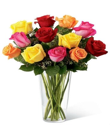 Colors in Roses Flower Arrangement