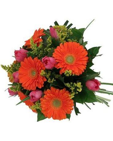 Tulip & Gerbera Bouquet Flower Arrangement