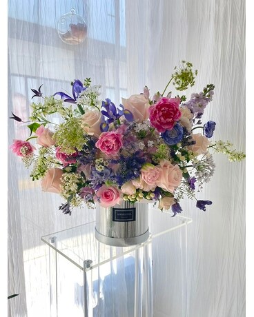 Spring in a Box Flower Arrangement