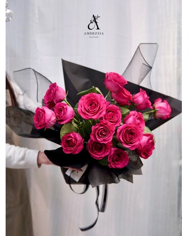 Hot Pink Dream Flower Arrangement