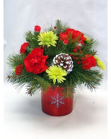 Teleflora's Stunning Snowflake Bouquet Flower Arrangement