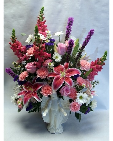 Angel's Greeting Flower Arrangement