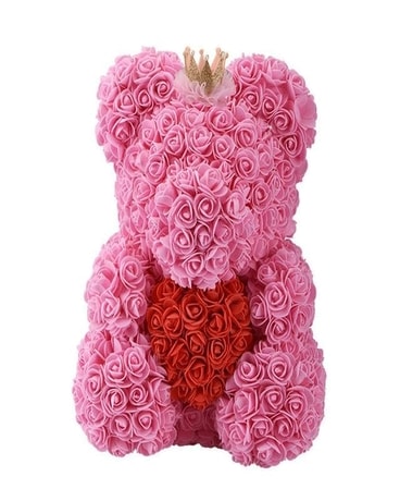 MEET OUR ROSE BEAR Flower Arrangement