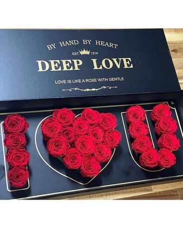 I Love You Box Specialty Arrangement