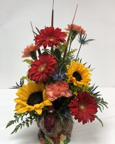 Tom the Turkey Flower Arrangement