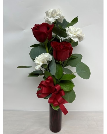 Cupid’s Budvase Flower Arrangement