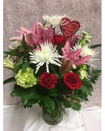 Medium Valentine's Mix Flower Arrangement