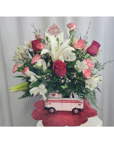 You've Got Mail Flower Arrangement