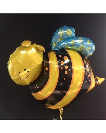 Bumble Bee Balloon Flower Arrangement