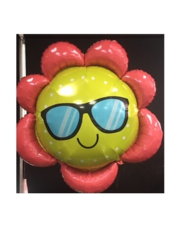 Shades Mylar Flower Arrangement