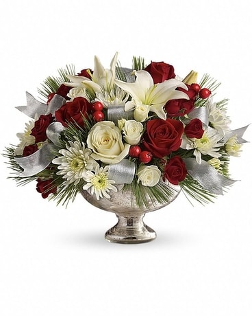 Teleflora's Season's Finest Centerpiece Flower Arrangement