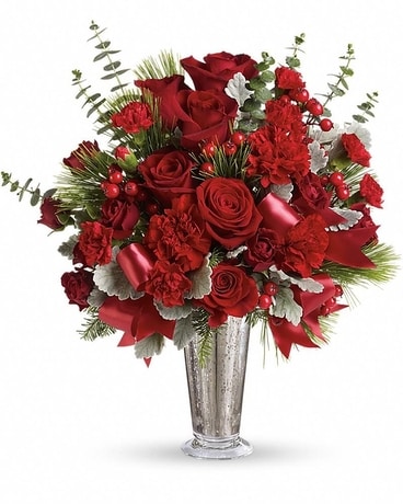 Teleflora's Holiday Touches Bouquet Flower Arrangement