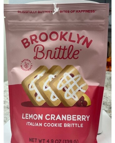 Lemon Cranberry Italian Cookie Brittle Gifts