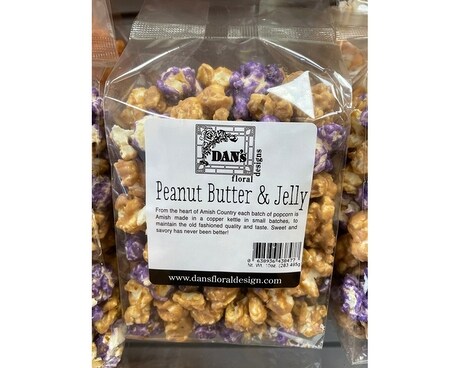 Peanut Butter and Jelly Popcorn Gifts