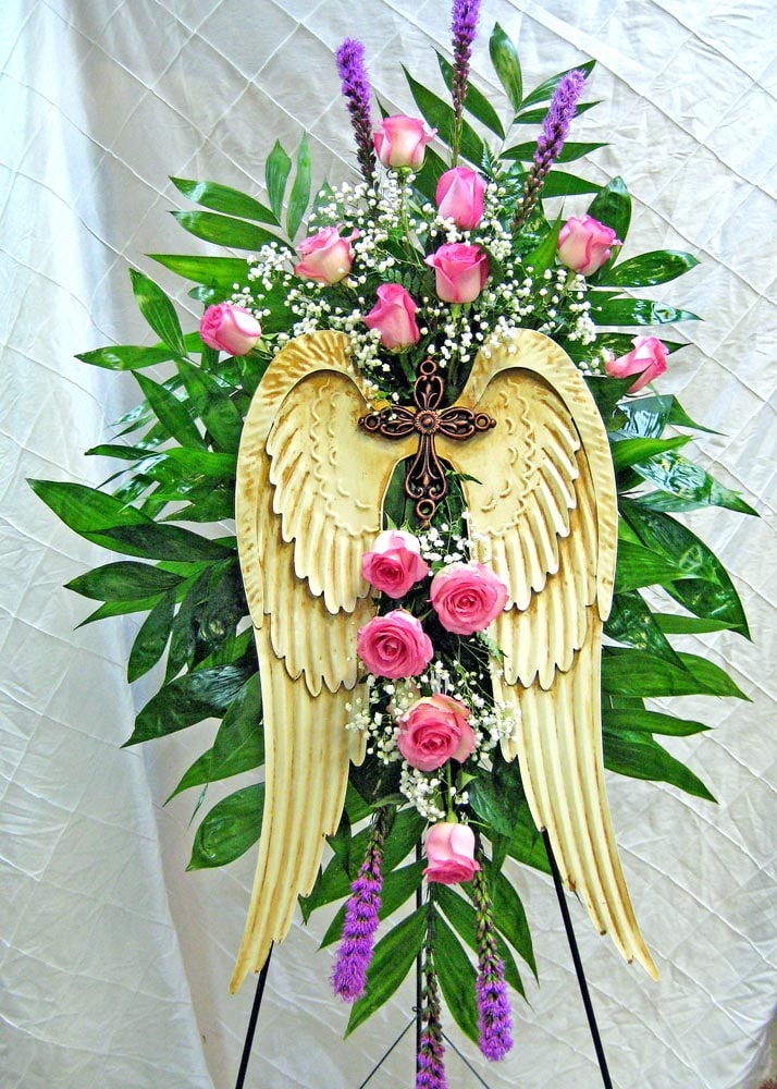 Taking Flight Funeral Spray Funeral Arrangement