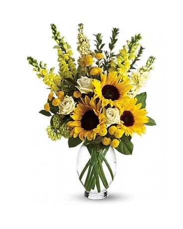 Here Comes The Sun Flower Arrangement