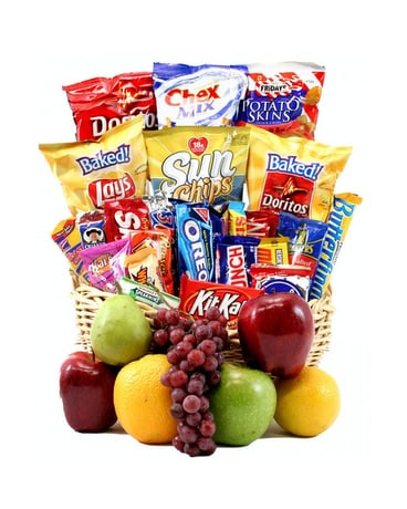 Classic Fruit and Snack Basket Custom product