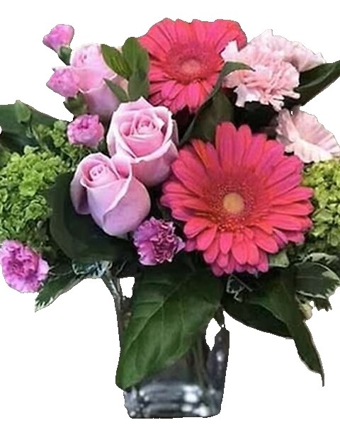Pink Passion Flower Arrangement