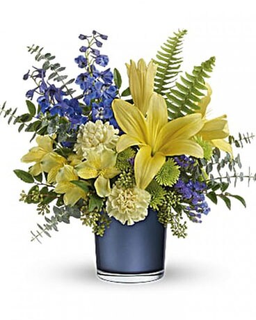 Sapphire Sunrise Flower Arrangement