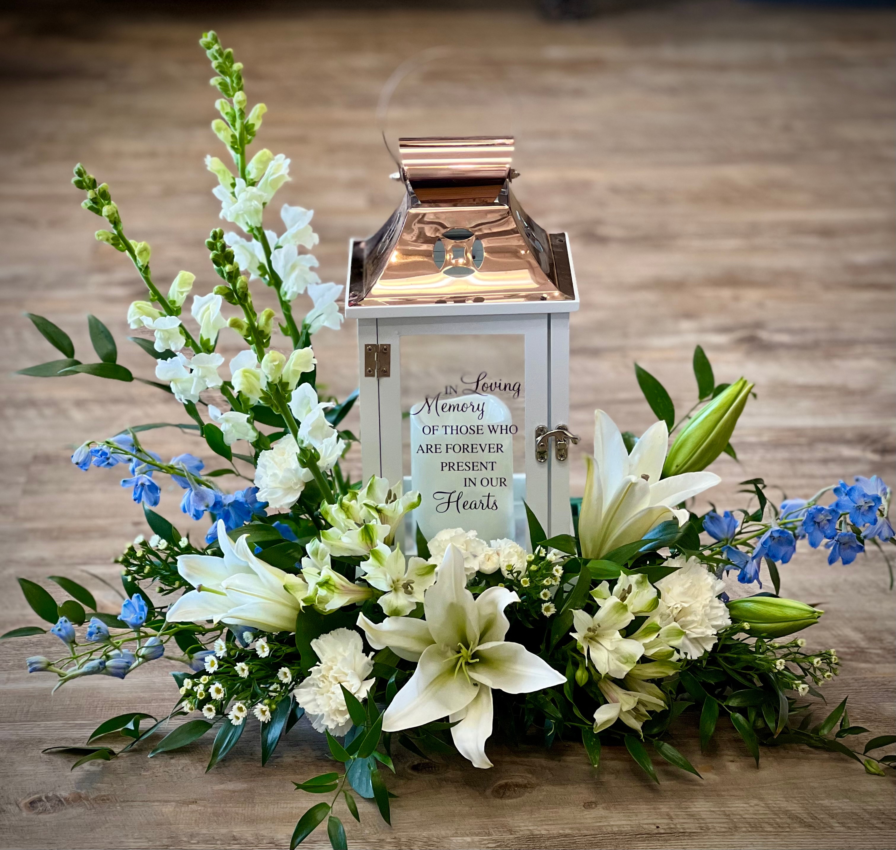 Present In Our Hearts Flower Arrangement