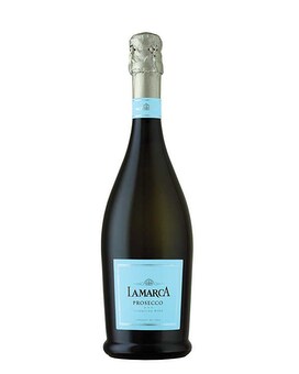 Prosecco Sparkling Wine size,  inches height and  inches wide.