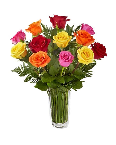 Everything Is Coming Up Roses Flower Arrangement