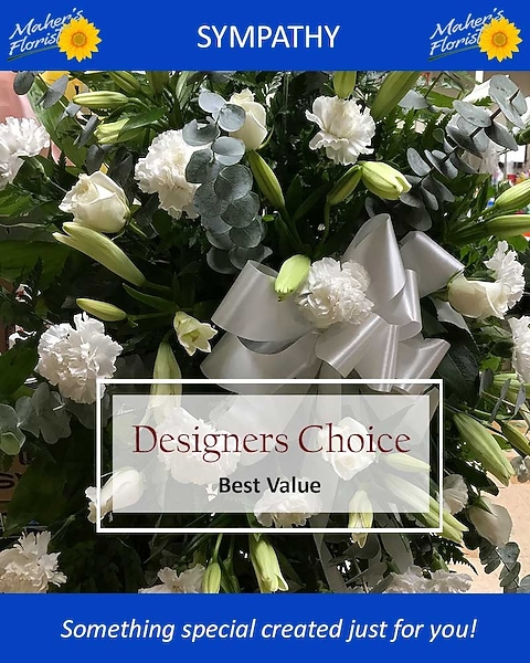 Designers Choice Sympathy Flower Arrangement