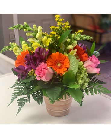 Pop of Color Flower Arrangement