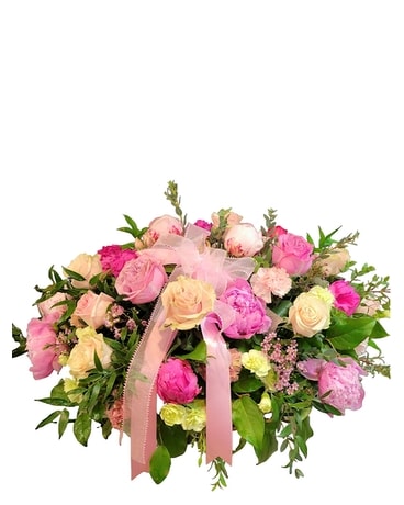 Madonna Basket Flower Arrangement