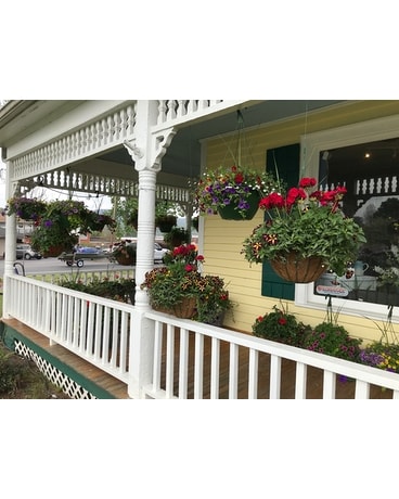 Beautiful Hanging Baskets Flower Arrangement