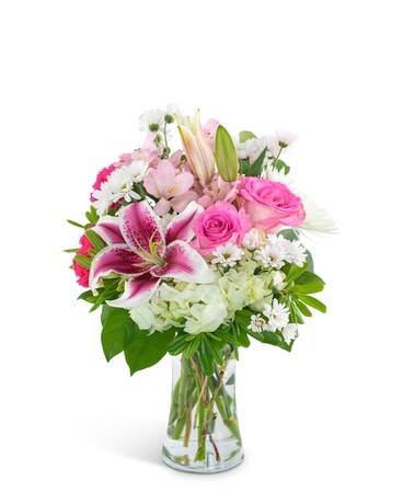Watercolor Memory Flower Arrangement