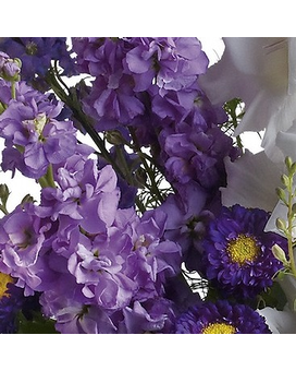 PURPLE DESIGNER'S CHOICE Flower Arrangement