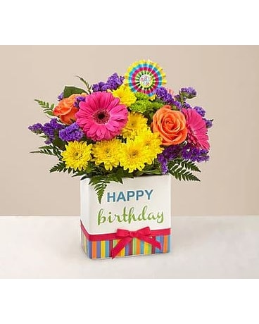 Birthday Brights Bouquet Flower Arrangement