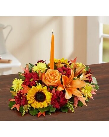 Fields For Fall Centerpiece Flower Arrangement