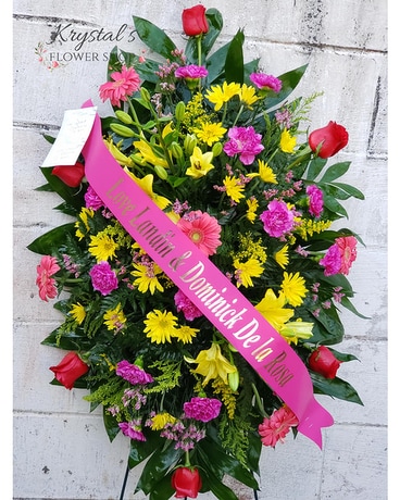 Florist Choice Spray Sympathy Arrangement