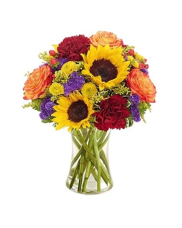 Fiery  Bouquet Flower Arrangement