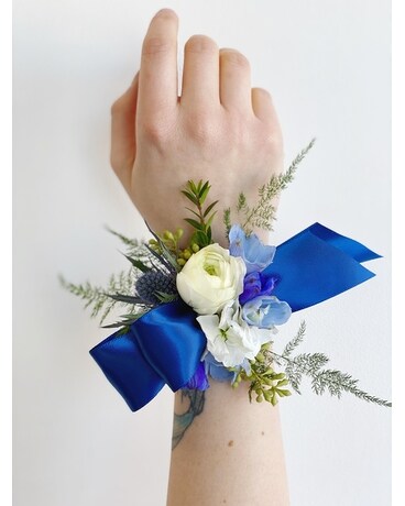 Blue Corsage