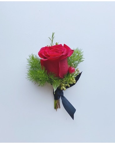 Red Boutonniere