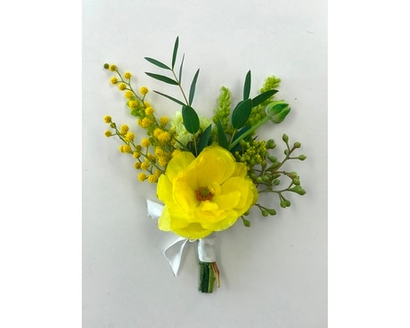 Yellow Boutonniere