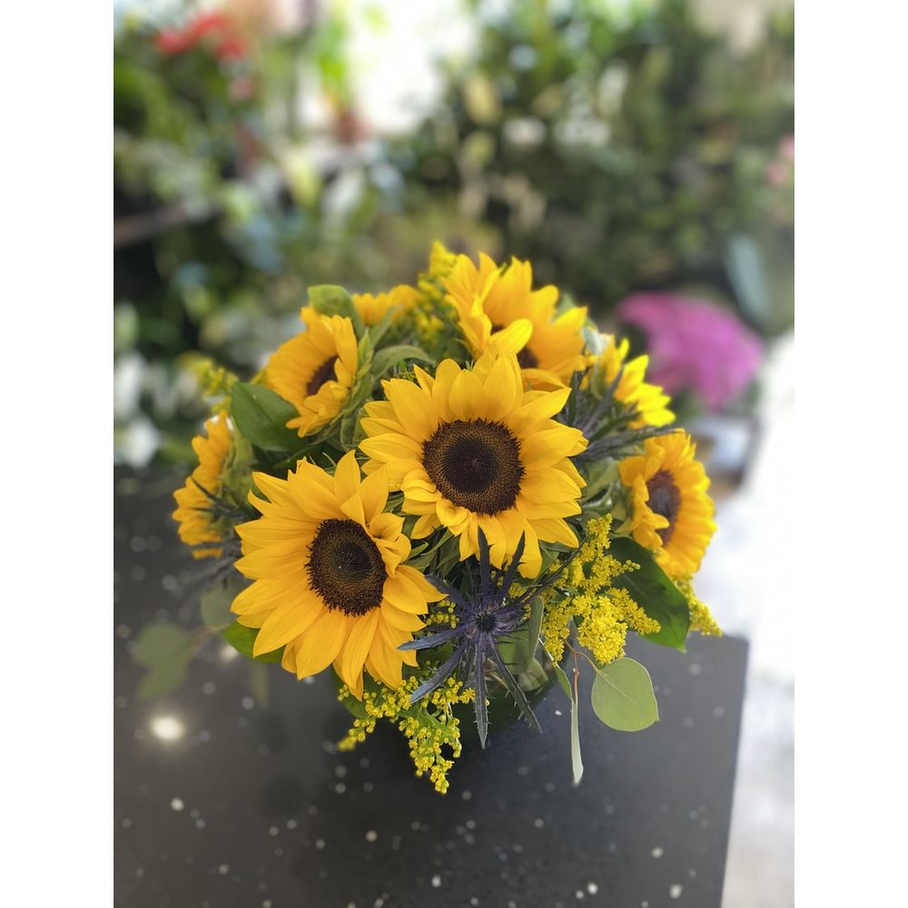 Sunflower ページ Amazon.com: ZXHYWYM Sunflower Canvas Wall Art Vintage
