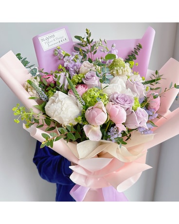 Beautiful Peony Mixed Bouquet Flower Arrangement
