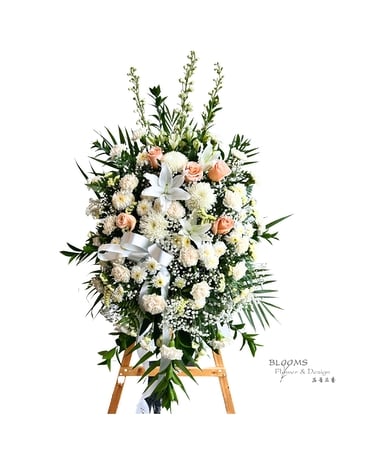 Loving Farewell Standing Spray Funeral Arrangement