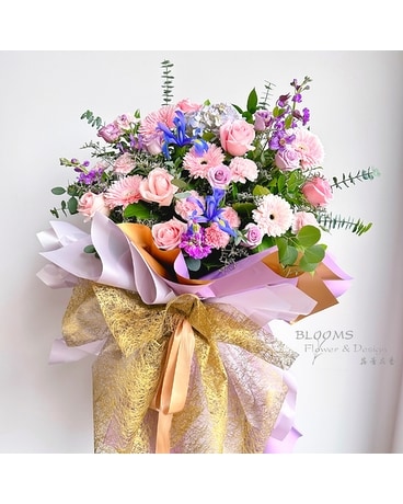 GRAND OPENING FLOWER STAND - BLUSH AND PINK Specialty Arrangement