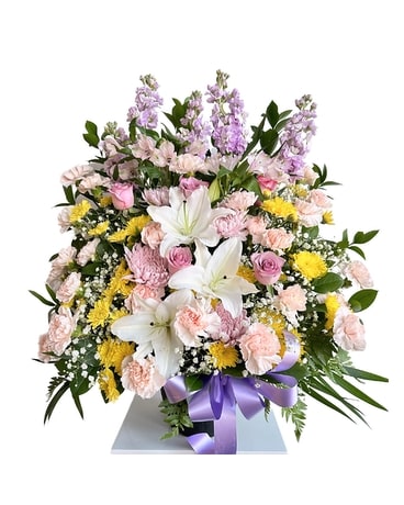 Treasured and Beloved Flower Arrangement Sympathy Arrangement