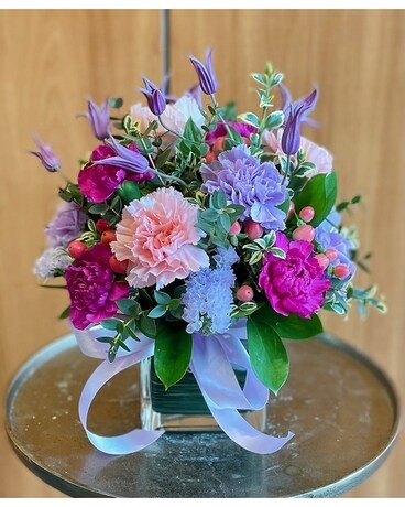 Mixed Carnation Arrangement Flower Arrangement