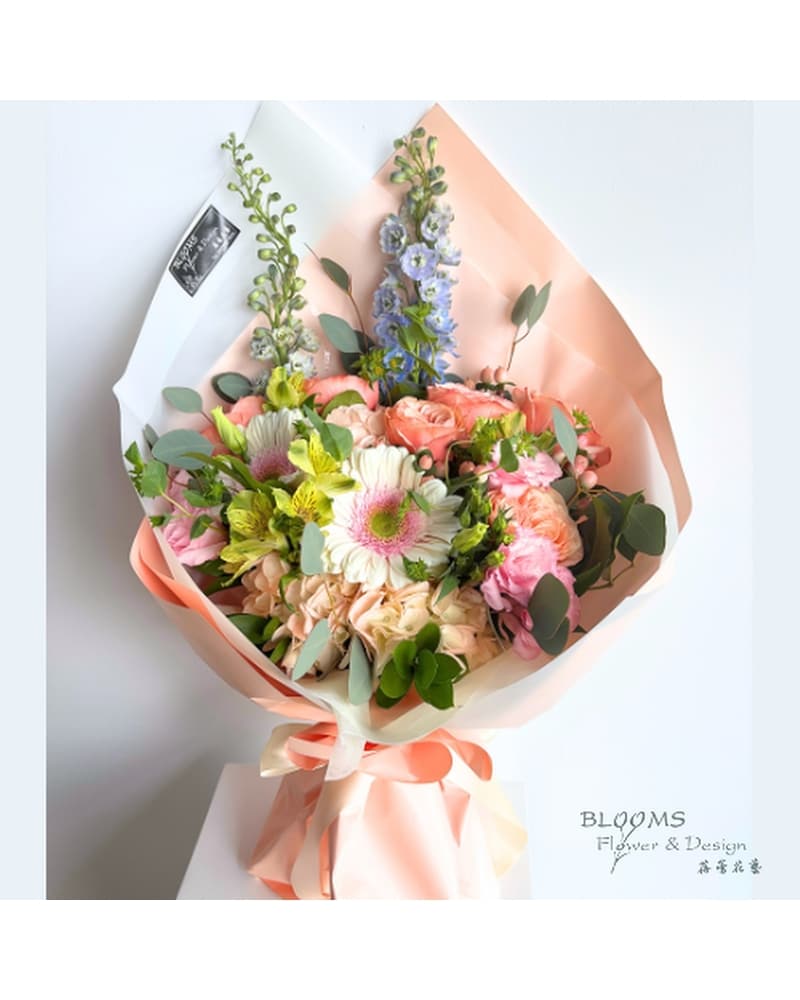 Spring in Peach Bouquet in Markham ON - Blooms Flower & Design