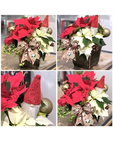 Christmas Planter B Flower Arrangement