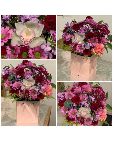 Floral Bag Mix Flower Arrangement